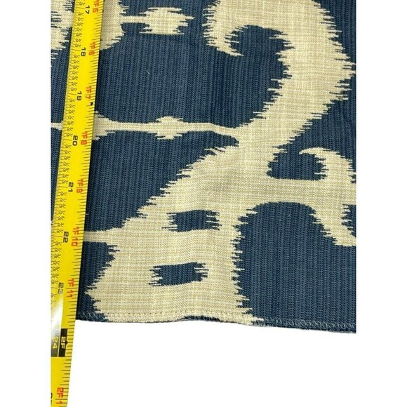 Lee Jofa, Sassari Ikat Ethnic  Motif Remnant 23” x 24” - Picture 4 of 10